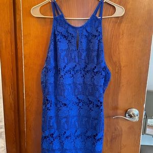 Never worn ASTR The label, blue lace XL dress.